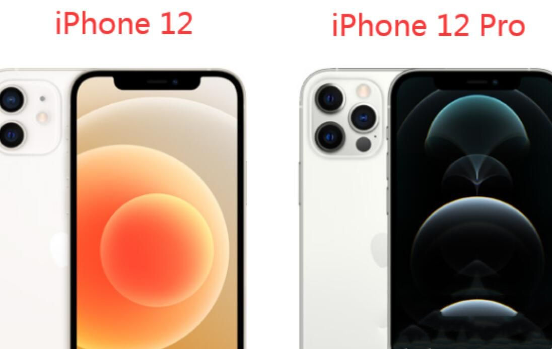 iphone12和iphone12pro区别(两款机型的参数配置对比图)