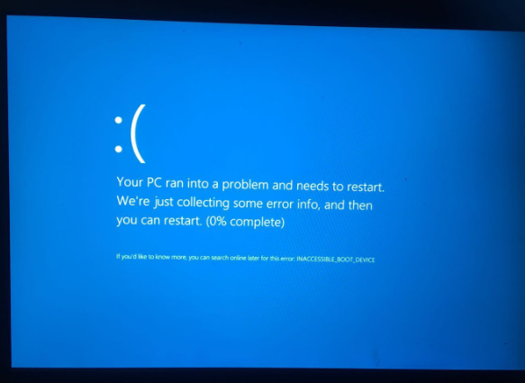 电脑蓝屏重新启动后还是蓝屏（电脑蓝屏了开不了机怎么办修复）(1)