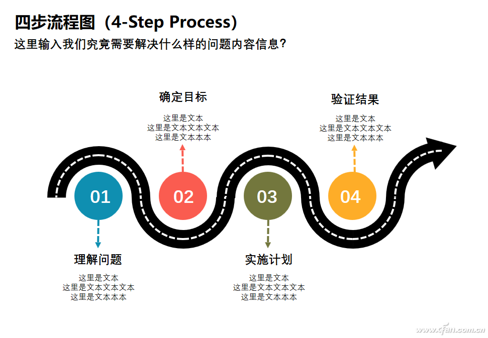 如何制作ppt步骤图解（办公小技巧ppt制作四步流程图）(4)
